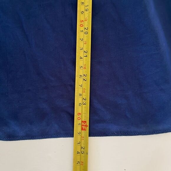 Elizabeth And James Navy Ophelia Blouse Size S - Picture 11 of 12